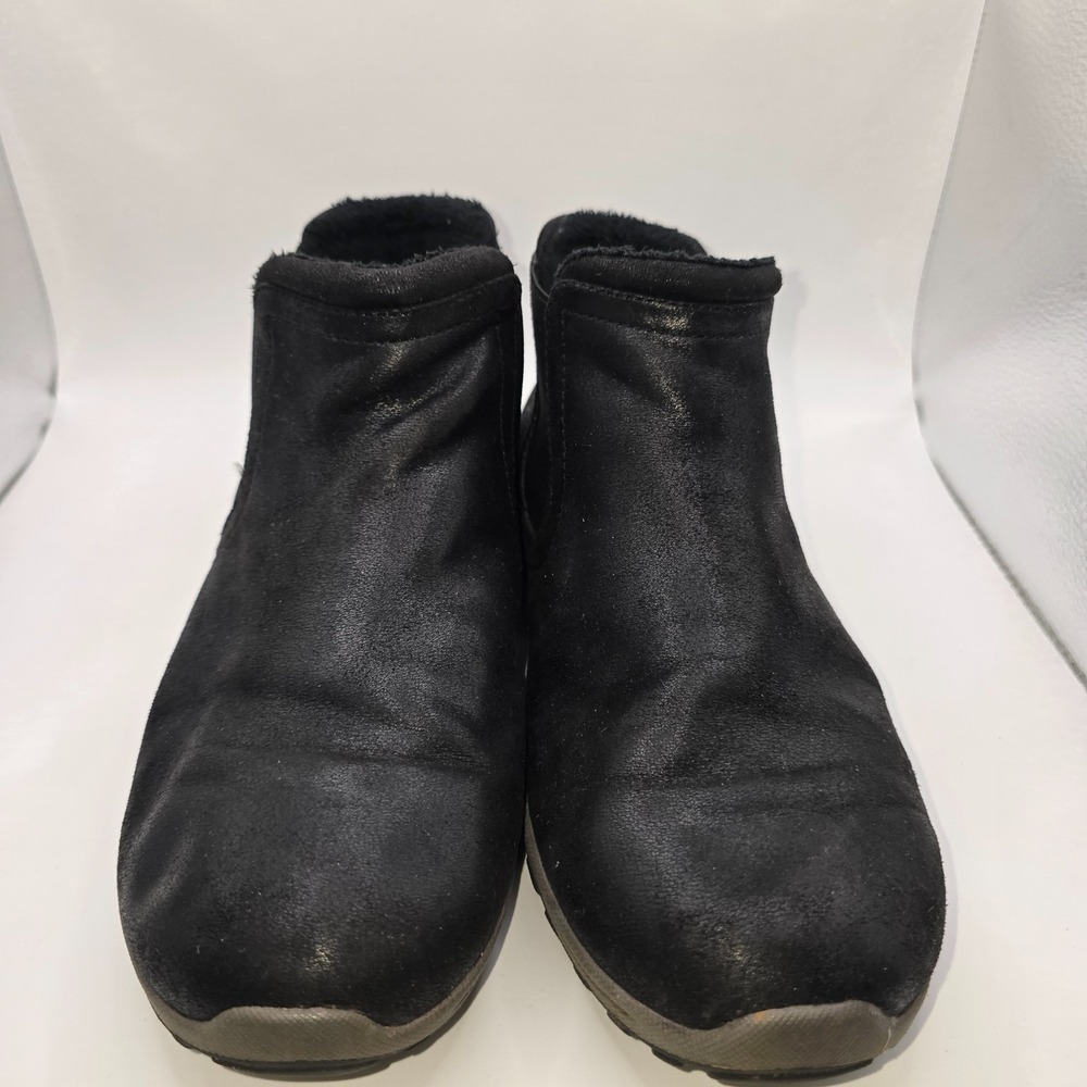 Skechers Womens Reggae Fest 2.0 New Yorker Flat Heel Chelsea Boots Black Sz 7